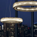 GobekUsa Crystal LED Ceiling Pendant Chandelier for Modern Luxury Living Room Décor