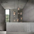 GobekUsa Glass Ball LED Pendant Lights: Modern Nordic Kitchen Hanging Lamp for Home Decor