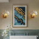 GobekUsa Glass Copper LED Wall Lamp for Home Indoor Decor - Modern Nordic Wandlamp