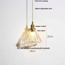 GobekUsa Glass LED Pendant Light Chandelier for Modern Home Decor