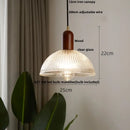 GobekUsa Glass LED Pendant Light Chandelier for Modern Home Decor
