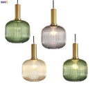 GobekUsa Glass Pendant Lights: Modern Nordic Style LED Pendant Lamp for Bedroom, Living, Dining Room