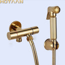 GobekUsa Copper Bidet Sprayer Set for Bathroom Hygiene