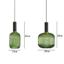 GobekUsa Green Pumpkin Glass Pendant Lights for Kitchen Island, Restaurant, Bedroom - DIY CombinationStringBuilder.limit(180).toString()