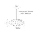 GobekUsa Elegant Silk Designer Pendant Lamp for Home & Hospitality Lighting