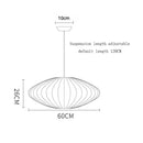 GobekUsa Elegant Silk Designer Pendant Lamp for Home & Hospitality Lighting