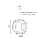 GobekUsa Elegant Silk Designer Pendant Lamp for Home & Hospitality Lighting