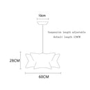 GobekUsa Elegant Silk Designer Pendant Lamp for Home & Hospitality Lighting