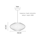 GobekUsa Elegant Silk Designer Pendant Lamp for Home & Hospitality Lighting