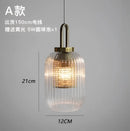 GobekUsa Clear Glass Pendant Lamp: Modern Designer Lighting for Bar, Restaurant, Bedroom, Aisle & more