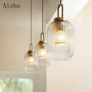 GobekUsa Clear Glass Pendant Lamp: Modern Designer Lighting for Bar, Restaurant, Bedroom, Aisle & more