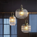 GobekUsa Clear Glass Pendant Lamp: Modern Designer Lighting for Bar, Restaurant, Bedroom, Aisle & more