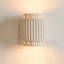 GobekUsa Cream White Resin Wall Lamp - LED Light for Bedroom Study and Living Room