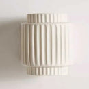 GobekUsa Cream White Resin Wall Lamp - LED Light for Bedroom Study and Living Room