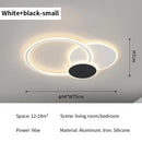 GobekUsa LED White Ceiling Chandelier with Remote Control