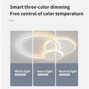 GobekUsa LED White Ceiling Chandelier with Remote Control