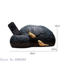 GobekUsa Golden Bird Resin Tissue Box Ashtray Desktop Organizer Storage Box