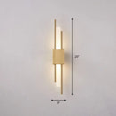 GobekUsa Modern Rod Wall Light with LED Acrylic Sconce for Stairways.