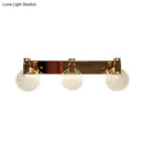 GobekUsa Gold LED Beveled Crystal Circle Wall Vanity Light for Minimalist Bathroom Makeup Lighting