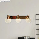 GobekUsa Gold LED Beveled Crystal Circle Wall Vanity Light for Minimalist Bathroom Makeup Lighting