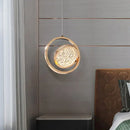 GobekUsa Gold Acrylic LED Chandelier Pendant Light for Modern Nordic Home Decor