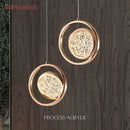 GobekUsa Gold Acrylic LED Chandelier Pendant Light for Modern Nordic Home Decor