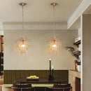 GobekUsa Crystal Led Pendant Light Modern Chandelier Ceiling Lamp for Living Room