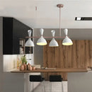 GobekUsa Modern 4-Light Funnel Ceiling Pendant, Metal Island Lighting for Dining Room