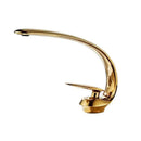 GobekUsa Basin Faucet: Rose Gold/Black/Gold Bathroom Sink Mixer Tap made of Brass