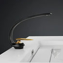 GobekUsa Basin Faucet: Rose Gold/Black/Gold Bathroom Sink Mixer Tap made of Brass