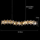 GobekUsa Crystal Dimmable LED Pendant Lights: Modern Indoor Artistic Hanging Lamps