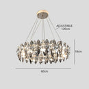 GobekUsa Crystal Dimmable LED Pendant Lights: Modern Indoor Artistic Hanging Lamps