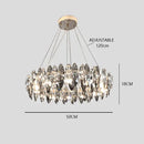 GobekUsa Crystal Dimmable LED Pendant Lights: Modern Indoor Artistic Hanging Lamps