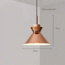 GobekUsa Rose Gold Pendant Lights Metal Hanging Fixtures for Dining Room Island Bar Decor