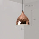 GobekUsa Rose Gold Pendant Lights Metal Hanging Fixtures for Dining Room Island Bar Decor
