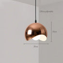 GobekUsa Rose Gold Pendant Lights Metal Hanging Fixtures for Dining Room Island Bar Decor