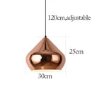 GobekUsa Rose Gold Pendant Lights Metal Hanging Fixtures for Dining Room Island Bar Decor