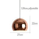 GobekUsa Rose Gold Pendant Lights Metal Hanging Fixtures for Dining Room Island Bar Decor