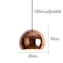 GobekUsa Rose Gold Pendant Lights Metal Hanging Fixtures for Dining Room Island Bar Decor