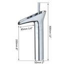 GobekUsa Golden Waterfall Bathroom Faucet Mixer Tap Tall Sink Deck Mounted