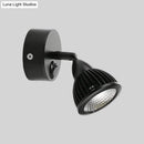 GobekUsa Modern Rotatable Domed Wall Sconce Light - Metal LED Wall Lamp in Black/White with Switch, Warm/White Light Options