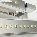 GobekUsa Modern Rotatable Stainless Steel LED Vanity Sconce Light - 18.5"/24" - Chrome, Warm/White Lighting