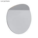 GobekUsa Modern Round Metal Wall Sconce Light - Black/Grey/White LED - Corridor Wall Mount