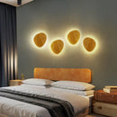 GobekUsa Modern LED Wood Wall Sconce in Beige - Stylish Geometric Living Room Light Fixture