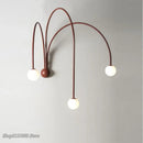 GobekUsa Branch Glass Iron Wall Lamps: Modern Living Room Bedroom Lighting Sconce
