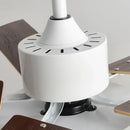 GobekUsa 56" Wooden LED Ceiling Fan with Pure Copper Motor & 5-Blade Light