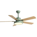 GobekUsa 56" Wooden LED Ceiling Fan with Pure Copper Motor & 5-Blade Light