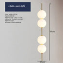 GobekUsa Glass Ball LED Pendant Lamps - Warm Milky White Hanging Lights