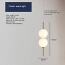 GobekUsa Glass Ball LED Pendant Lamps - Warm Milky White Hanging Lights