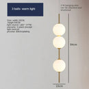 GobekUsa Glass Ball LED Pendant Lamps - Warm Milky White Hanging Lights